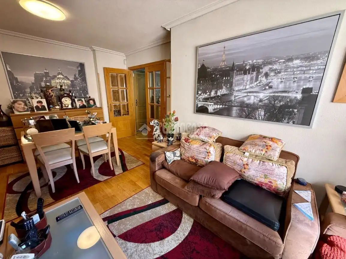 Sala de estar de Piso en venta en Madrid