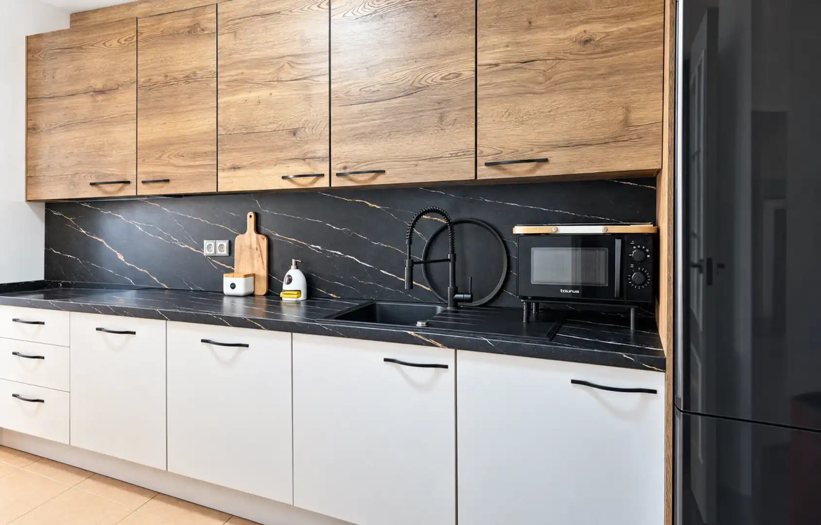 Cuina de Apartament en venda en Manilva amb Aire condicionat, Terrassa i Traster