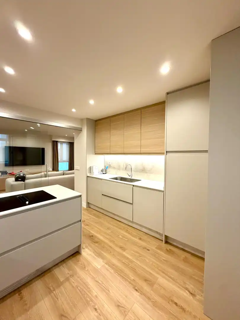 Kitchen of Flat for rent in Gijón   with Heating and Furnished