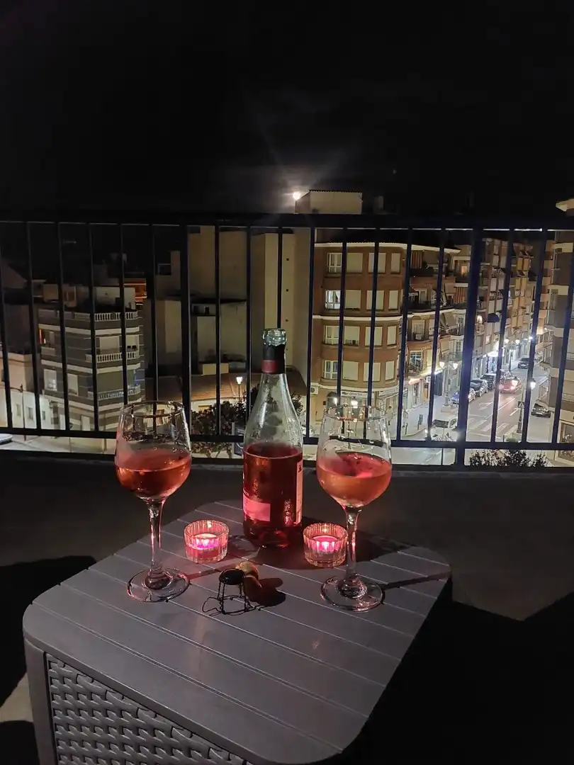 Terraza de Apartamento de alquiler en Guardamar del Segura con Aire acondicionado, Calefacción y Terraza