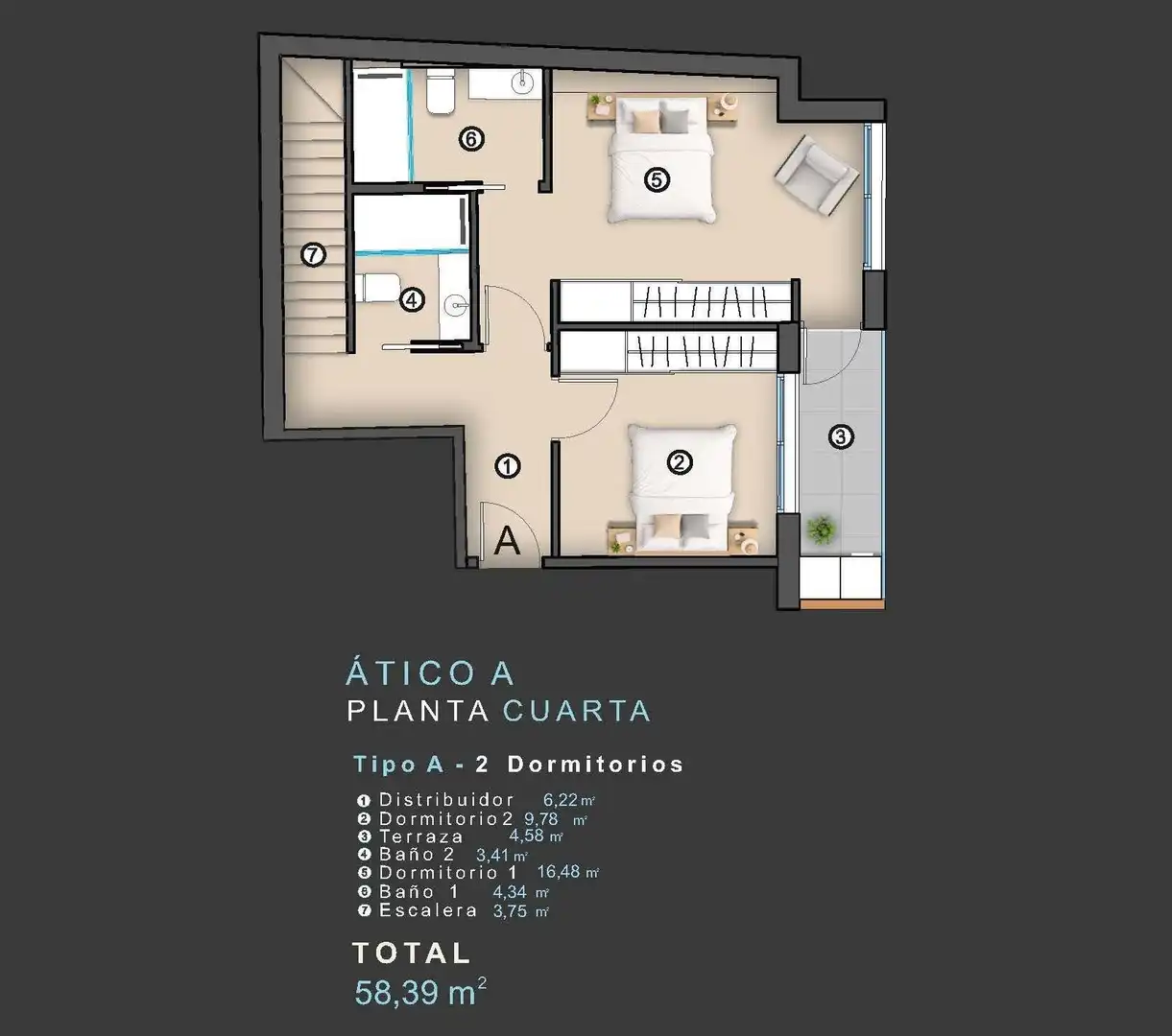 Penthouse mit Pool zum Verkauf in N/A, imagen 12