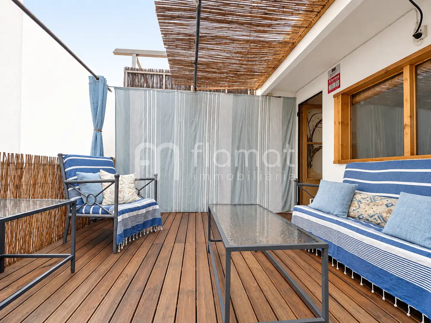 Terraza de Casa o chalet en venta en Centre