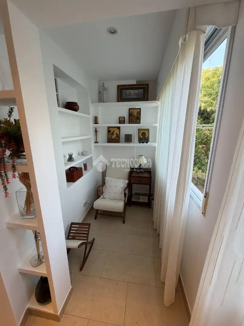 Balcony of Flat for sale in Madrid  with Air Conditioner and Heating