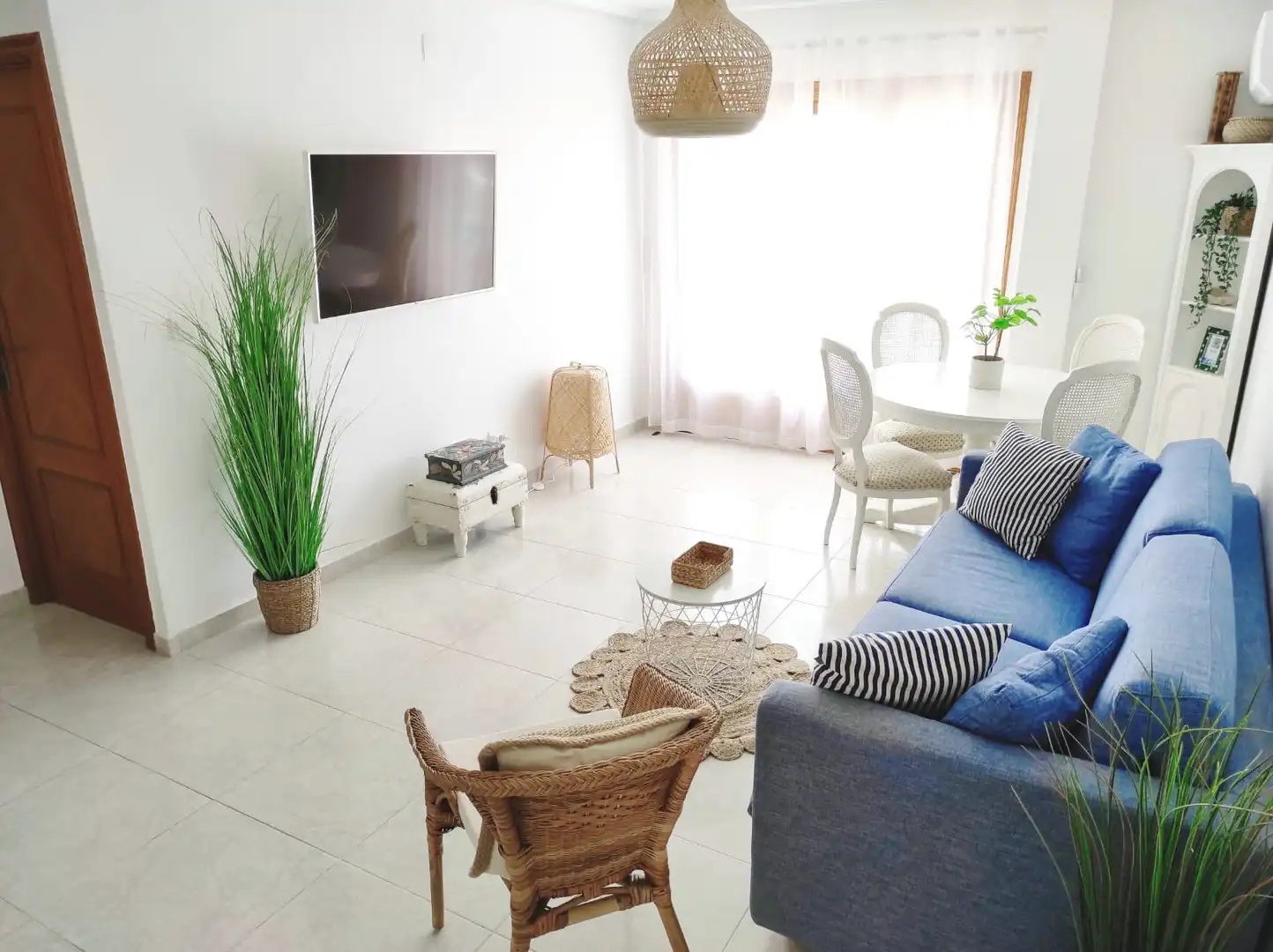 Sala de estar de Apartamento de alquiler en Pilar de la Horadada con Aire acondicionado, Calefacción y Terraza