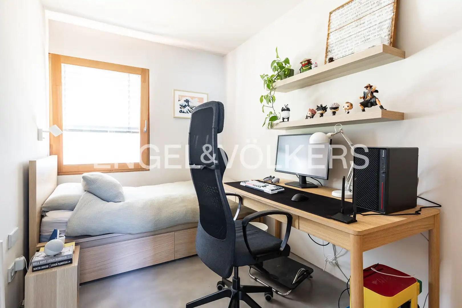 Bedroom of Houses for rent in Barcelona  with Air Conditioner, Heating and Private garden