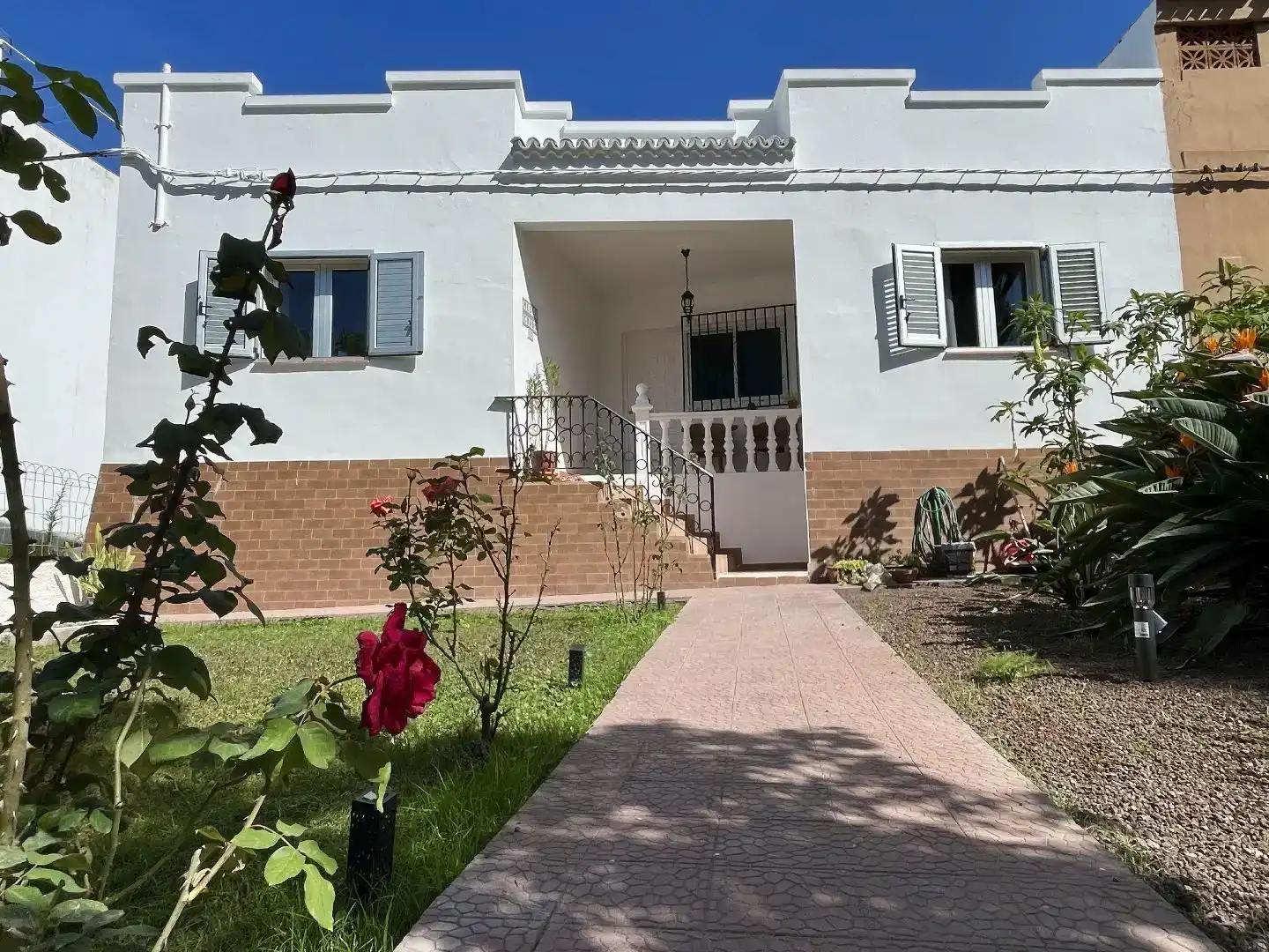 Exterior view of Houses for sale in La Guancha  with Private garden, Parquet flooring and Furnished