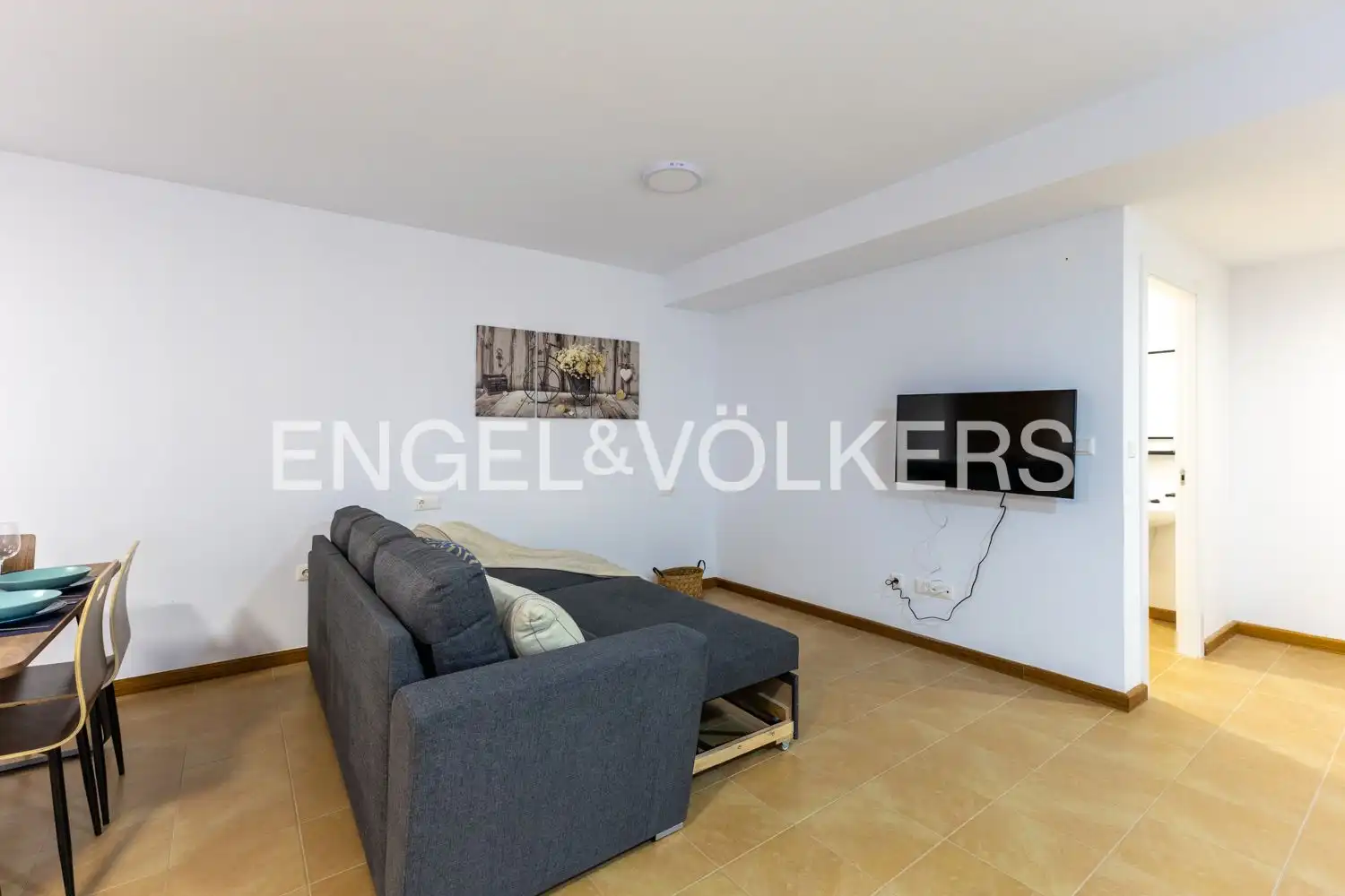 Living room of Flat for rent in Chóvar  with Heating and Furnished