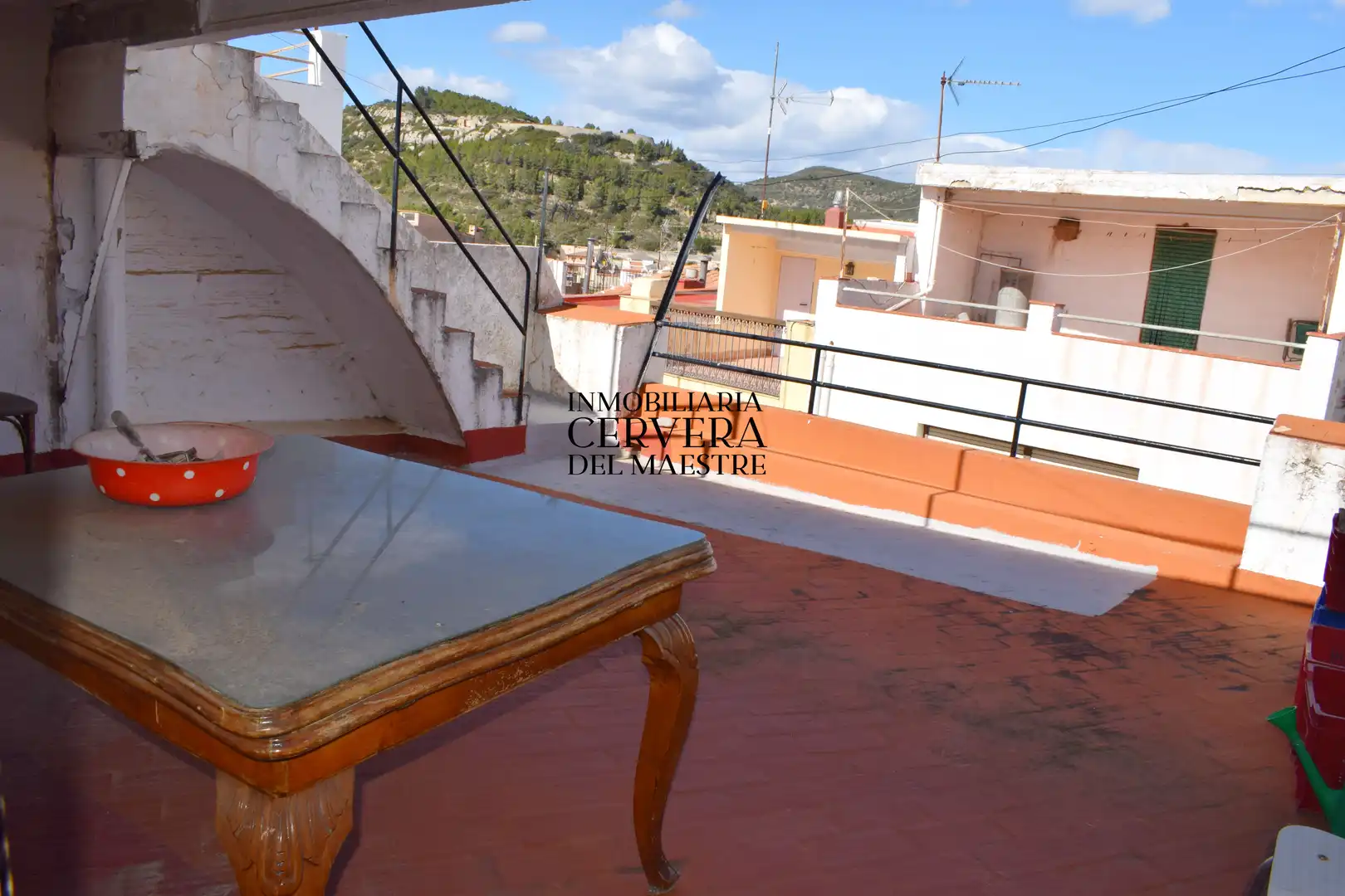 Vista exterior de Casa adosada en venta en Cervera del Maestre