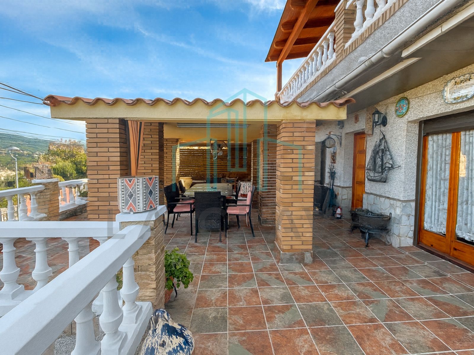 Terrassa de Casa o xalet en venda en Bigues i Riells del Fai amb Aire condicionat, Calefacció i Jardí privat