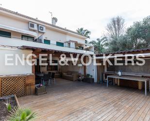 Terrace of Single-family semi-detached for sale in  Valencia Capital  with Air Conditioner, Heating and Private garden