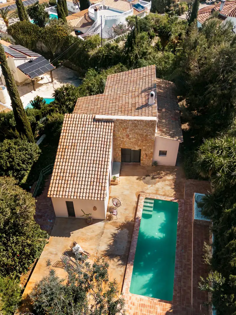 Exterior view of Houses for sale in Dénia  with Air Conditioner, Terrace and Swimming Pool