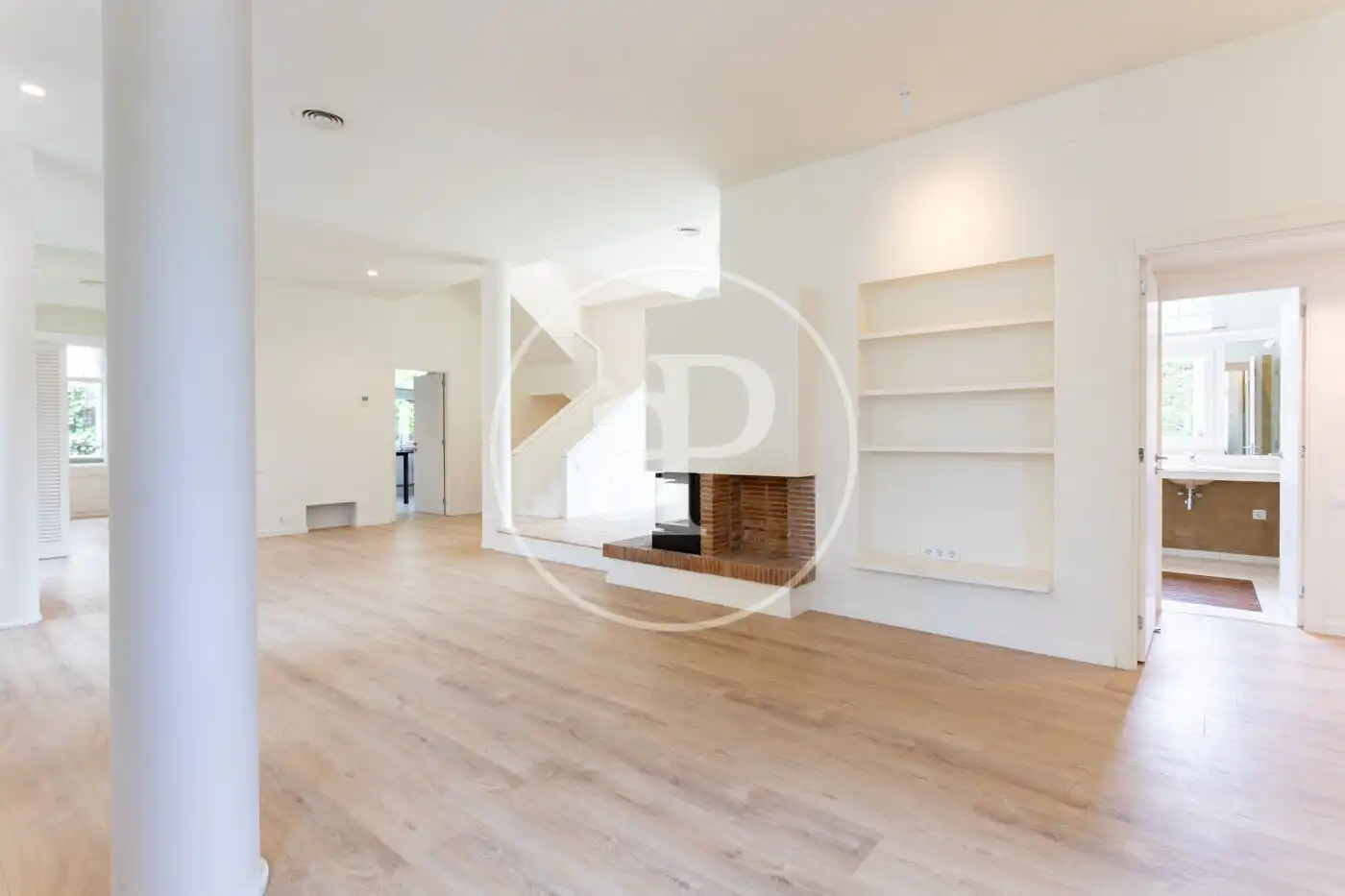 Sala de estar de Casa o chalet de alquiler en Barcelona con Aire acondicionado, Calefacción y Terraza