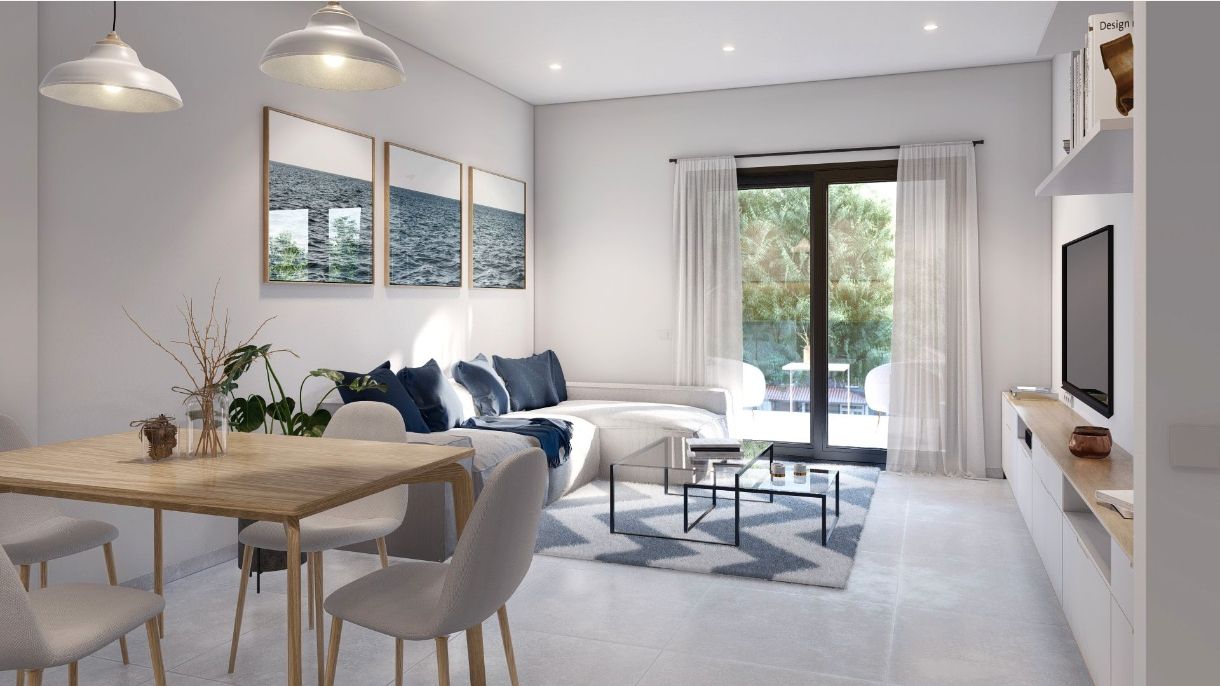 Sala de estar de Ático en venta en Torre-Pacheco con Aire acondicionado, Calefacción y Terraza