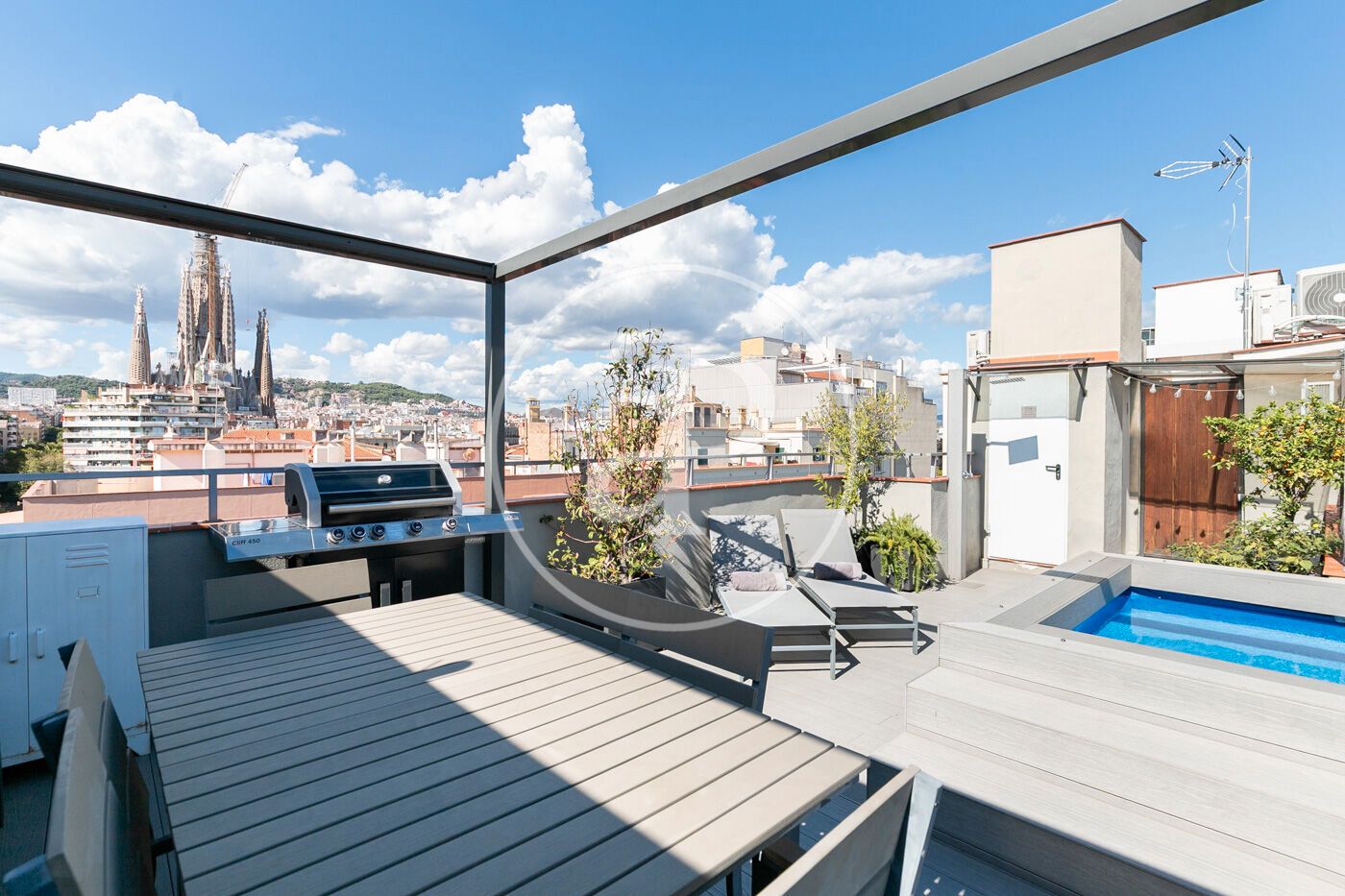 Terraza de Ático en venta en  Barcelona Capital con Aire acondicionado, Calefacción y Terraza