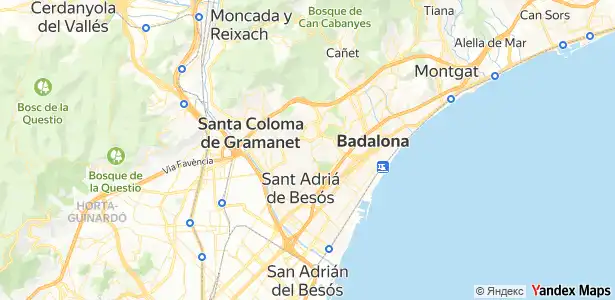 Exterior view of Flat for sale in Badalona