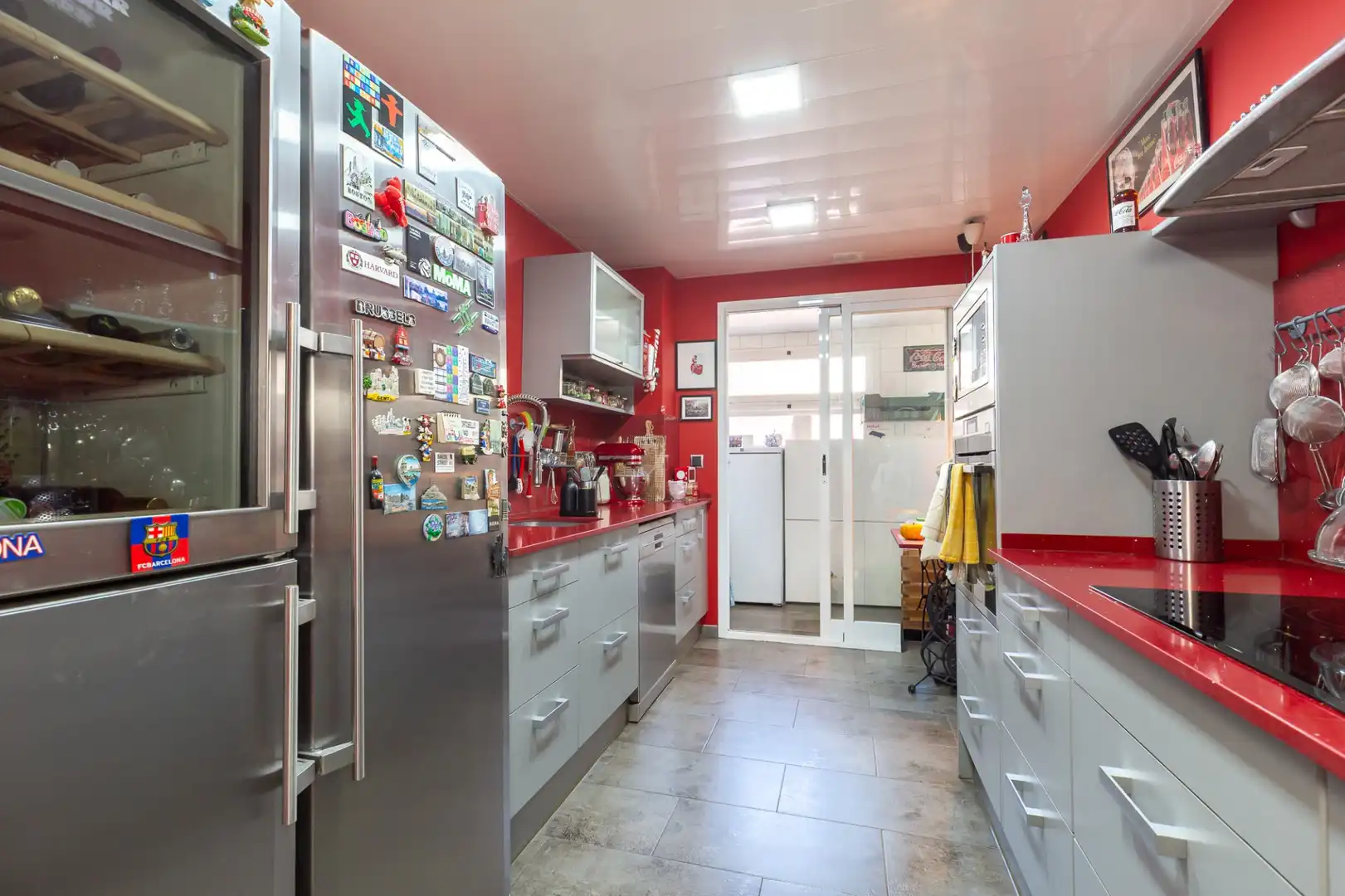 Kitchen of Attic for sale in Sant Joan Despí  with Air Conditioner, Heating and Terrace