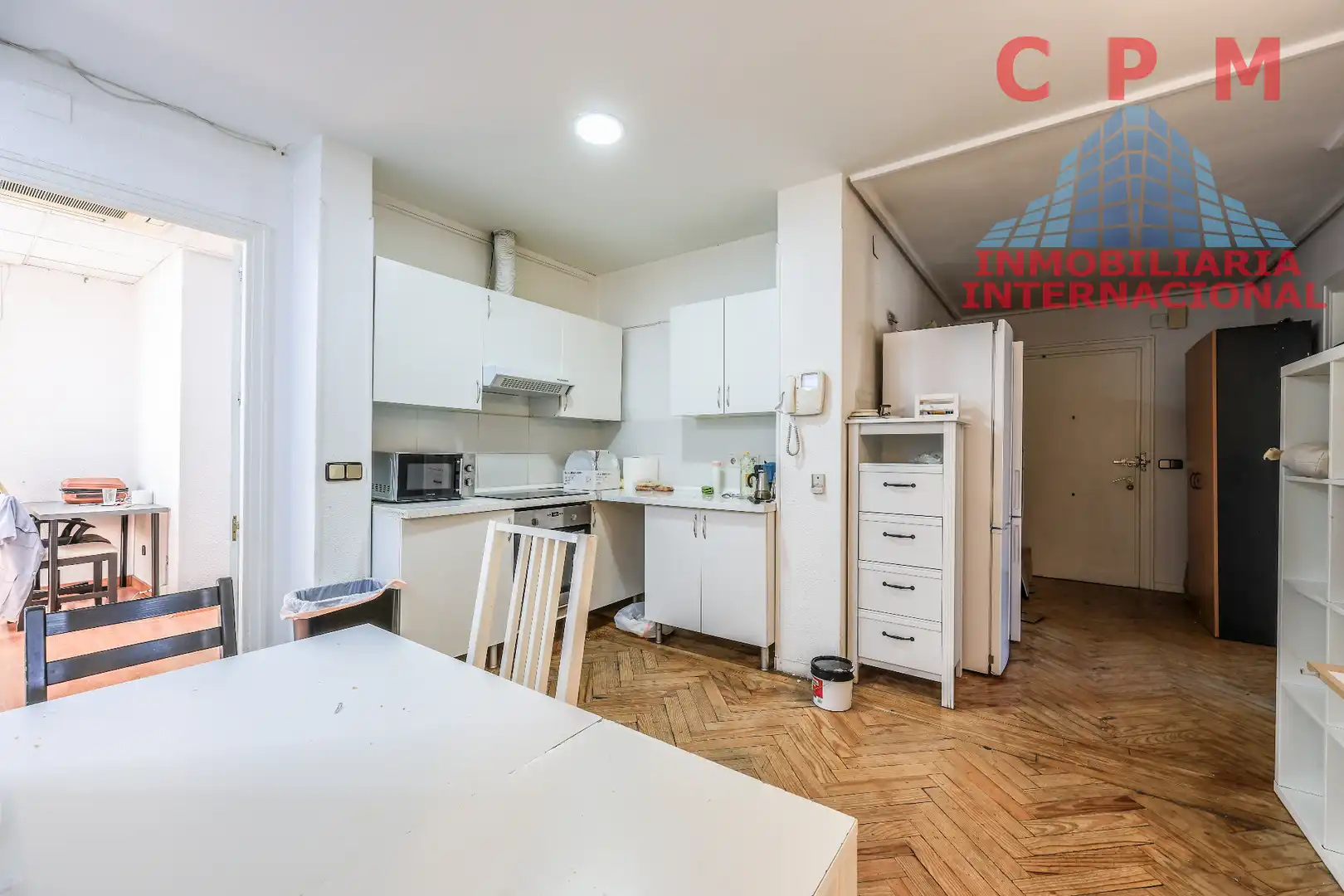 Küche von Wohnung zur Miete in Madrid mit Klimaanlage, Heizung und Parkett