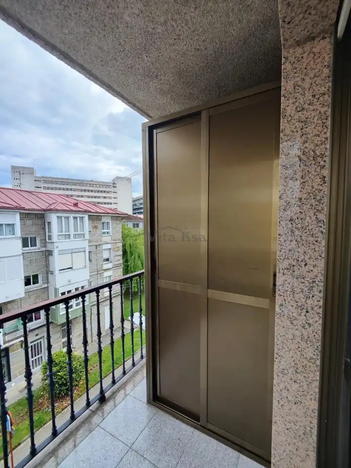 Balcony of Flat for rent in Ourense Capital   with Heating, Storage room and Furnished