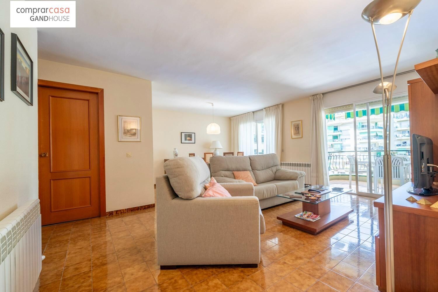 Living room of Flat for sale in Castell d'Aro, Platja d'Aro i s'Agaró  with Heating, Balcony and Community pool