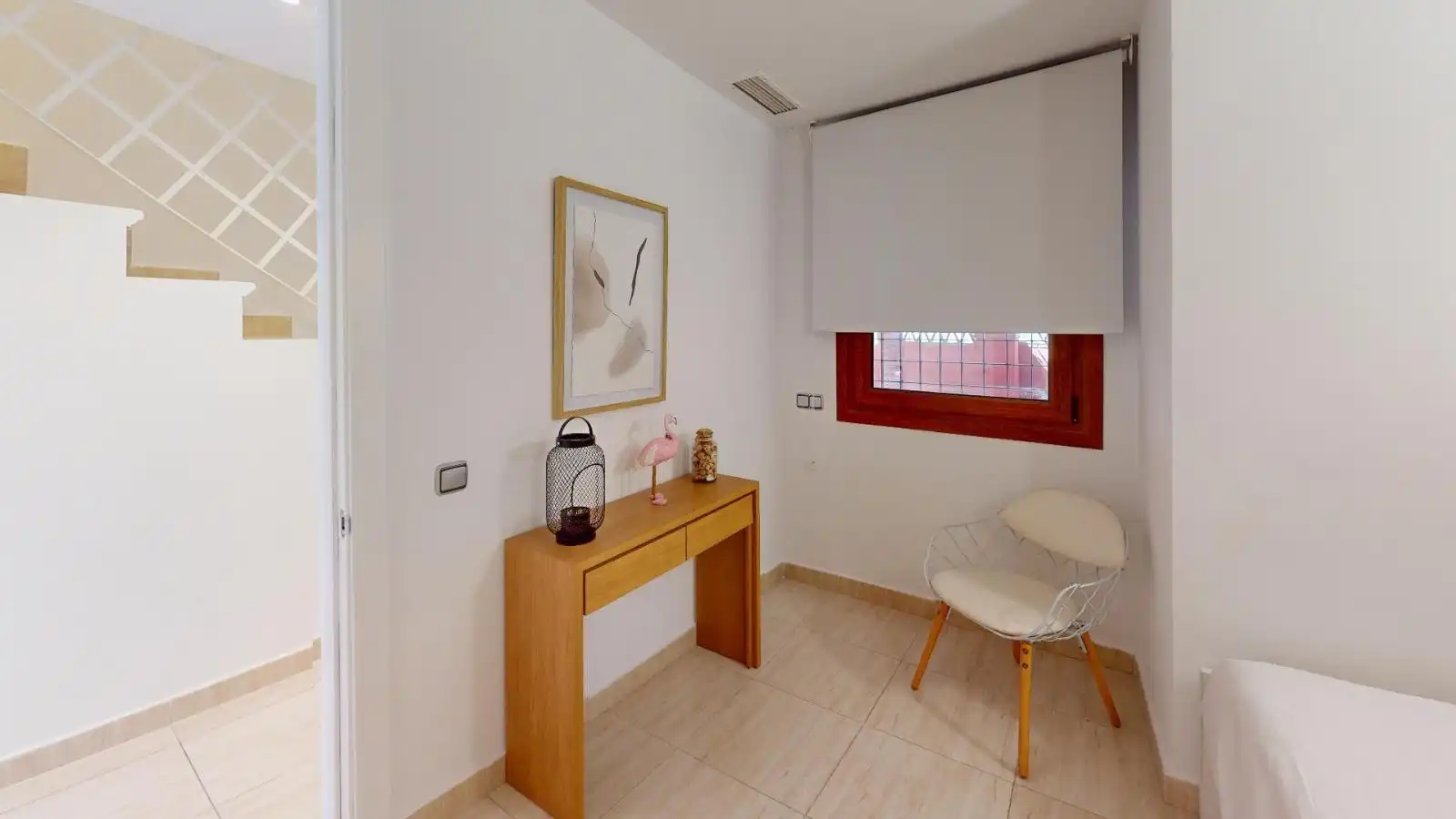 Schlafzimmer von Dachboden zum Verkauf in Fuengirola mit Klimaanlage, Terrasse und Gemeinschaftspool