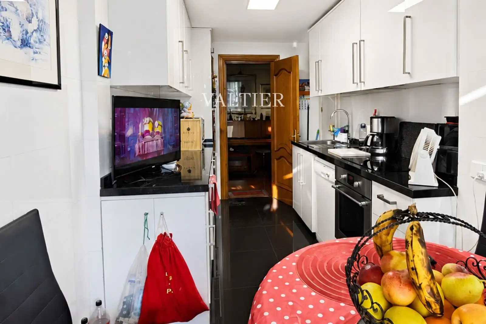 Küche von Wohnung zur Miete in Madrid mit Klimaanlage, Terrasse und Möbliert