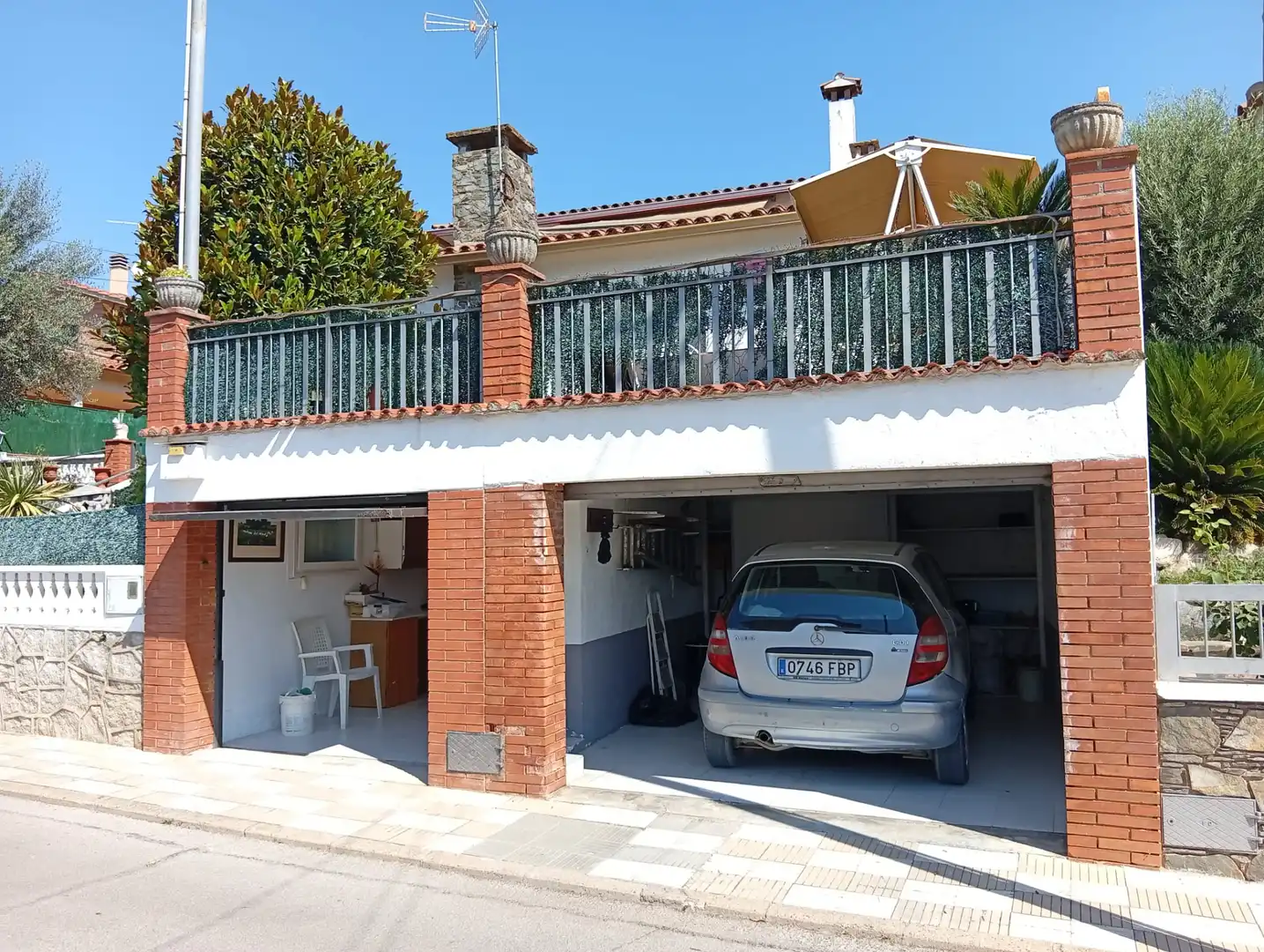 Vista exterior de Casa o xalet en venda en Les Franqueses del Vallès amb Aire condicionat, Calefacció i Jardí privat