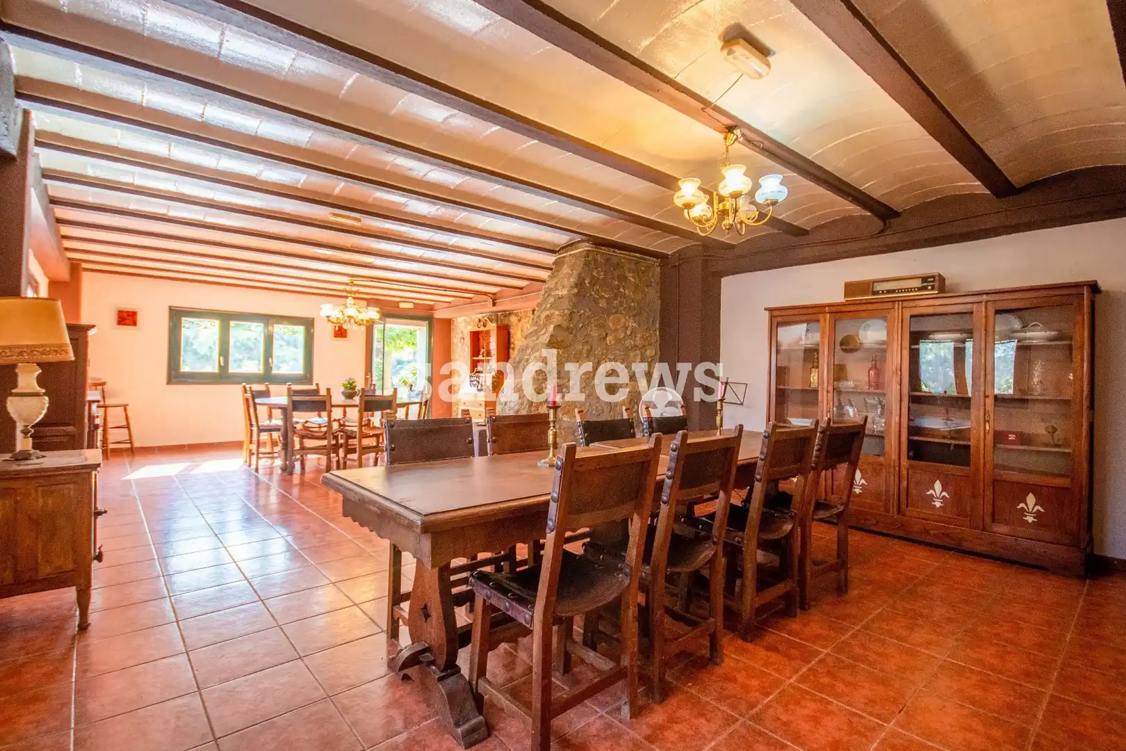 Dining room of Country homes for sale in Cistella  with Air Conditioner, Private garden and Terrace