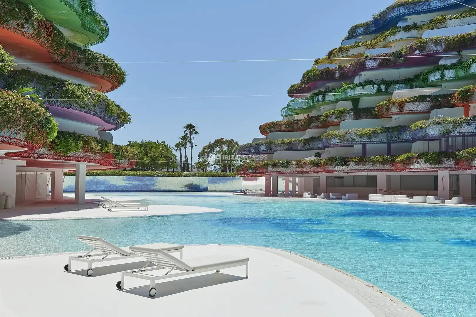 Piso con piscina en alquiler en Marina Botafoc - Platja de Talamanca