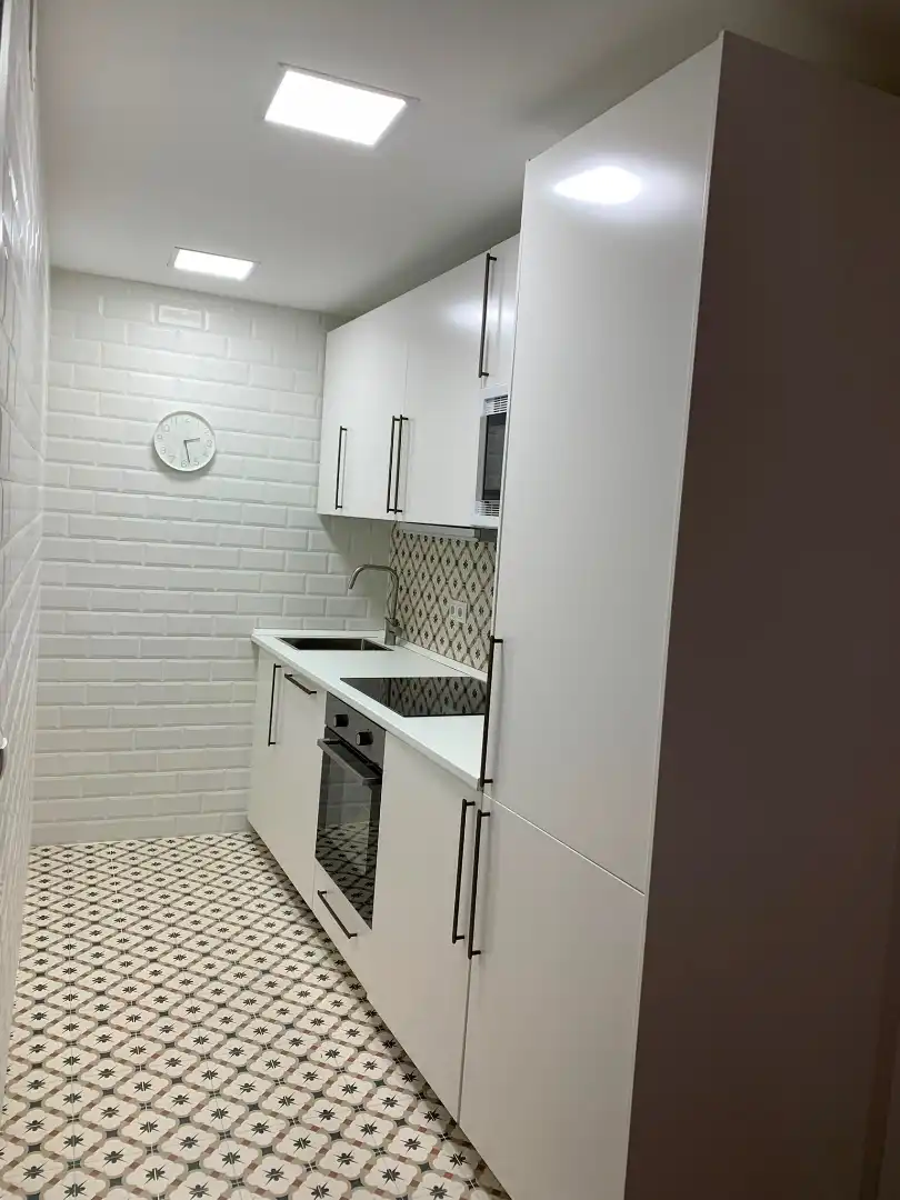 Kitchen of Flat for rent in Santander  with Heating, Terrace and Furnished