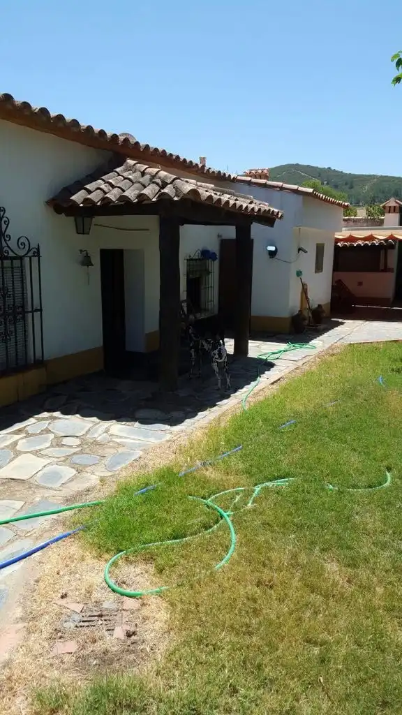 Jardín de Finca rústica en venta en Aracena con Aire acondicionado, Jardín privado y Parquet