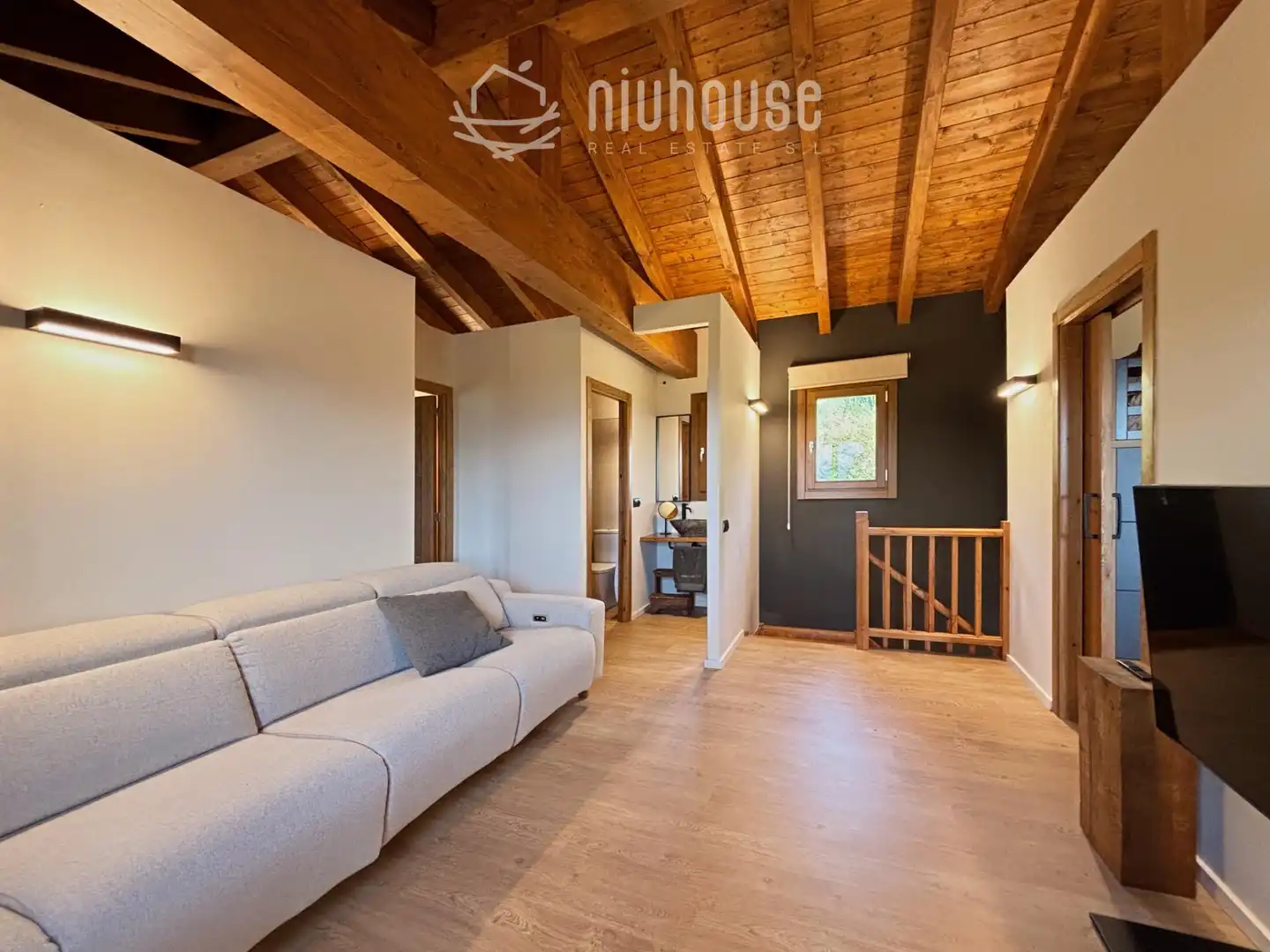 Sala de estar de Casa o chalet en venta en Enveitg