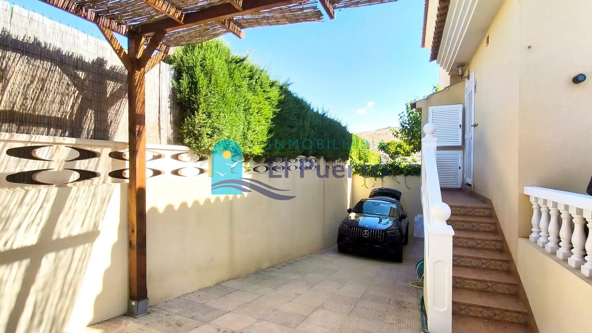 Vista exterior de Casa o chalet en venta en Mazarrón con Jardín privado, Terraza y Piscina