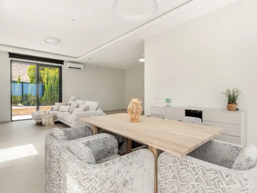 Living room of Houses for sale in El Campello  with Air Conditioner, Swimming Pool and Furnished