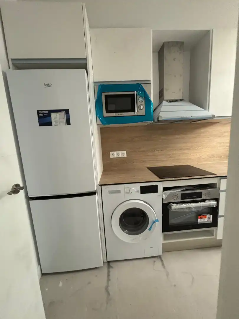 Kitchen of Flat for sale in Ferrol  with Oven and Microwave