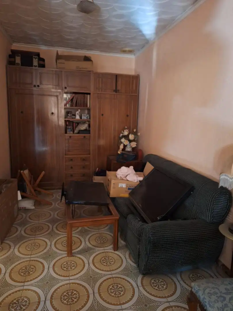 Sala de estar de Casa adosada en venta en Valencia