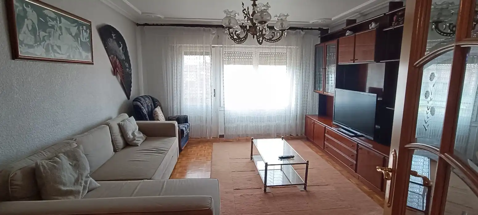 Living room of Flat for sale in Sartaguda  with Heating, Parquet flooring and Terrace