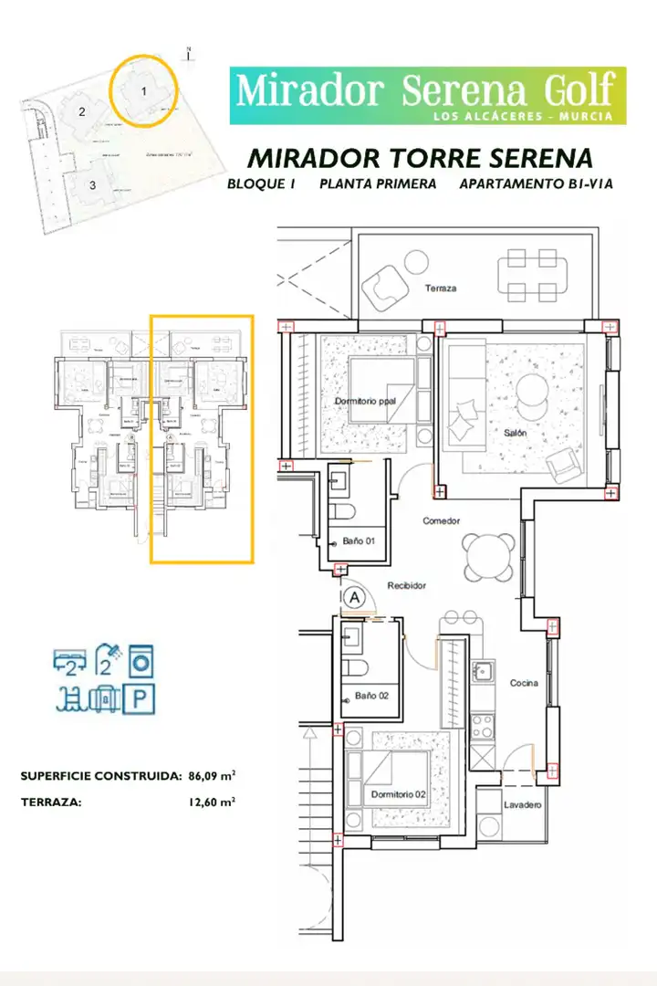 Mini appartamento in vendita a Las Lomas de Rame - Bahía Bella, imagen 15