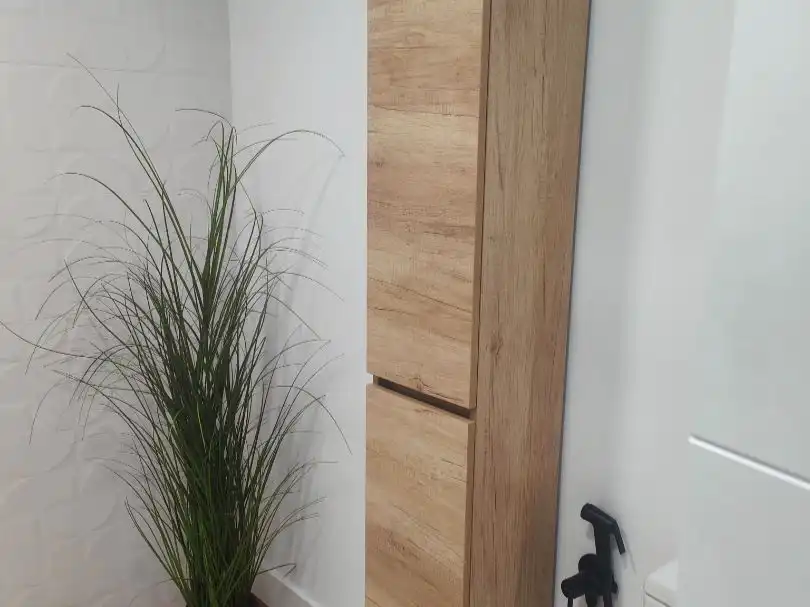 Badezimmer von Wohnungen zum Verkauf in Roquetas de Mar mit Klimaanlage und Terrasse
