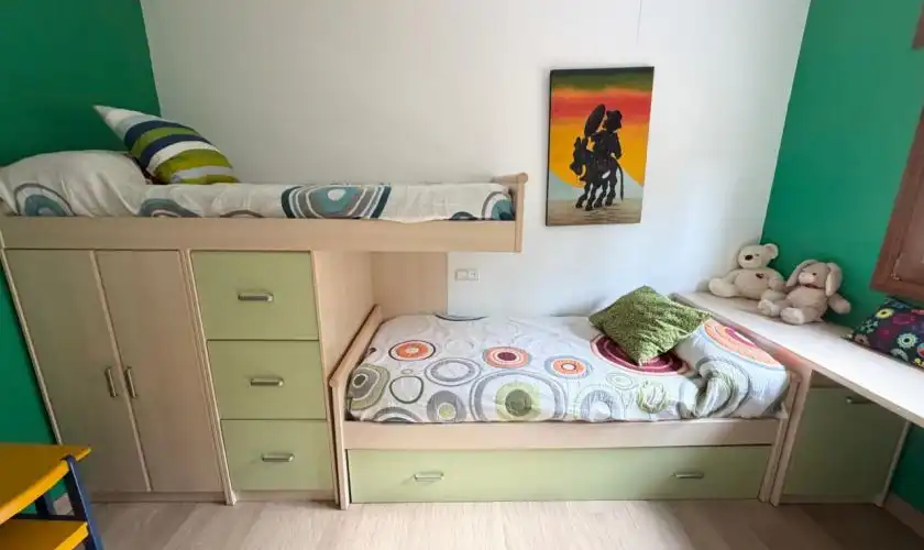 Schlafzimmer von Haus oder Chalet zum Verkauf in Carboneras mit Klimaanlage, Heizung und Privatgarten