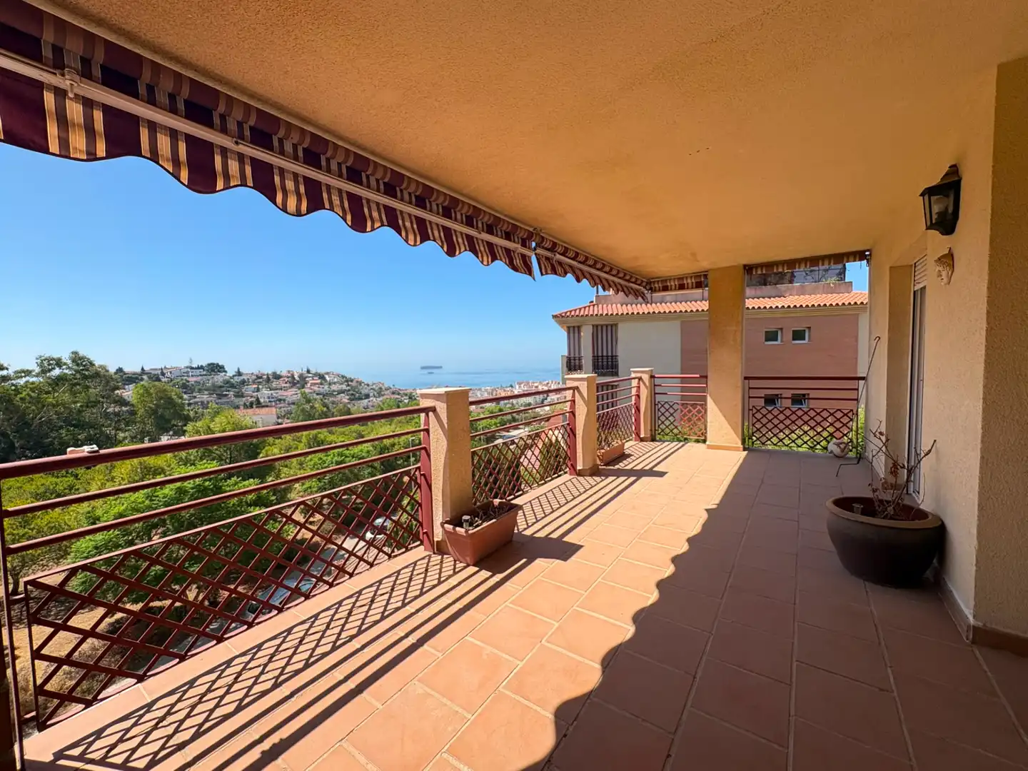 Terrace of Flat for rent in Málaga  with Terrace and Community pool
