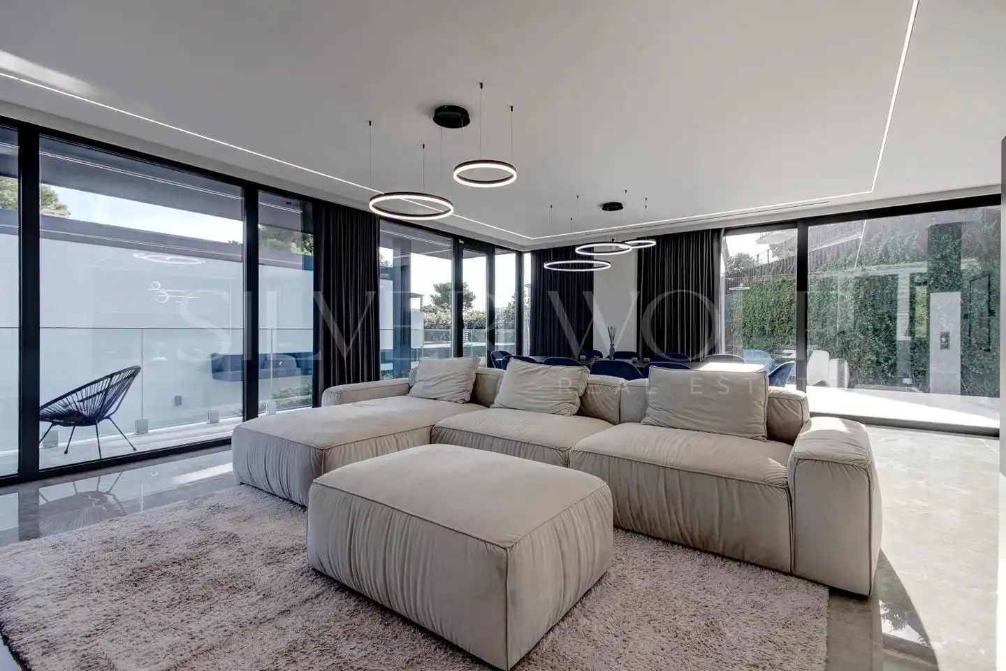 Living room of Houses for sale in Castelldefels  with Air Conditioner, Heating and Private garden