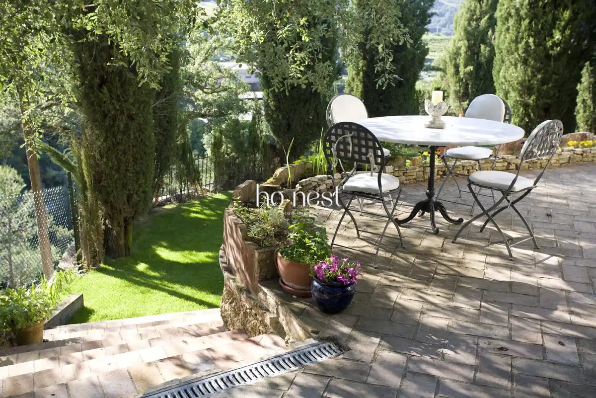 Terrassa de Casa o xalet en venda en Pontons amb Calefacció, Jardí privat i Piscina