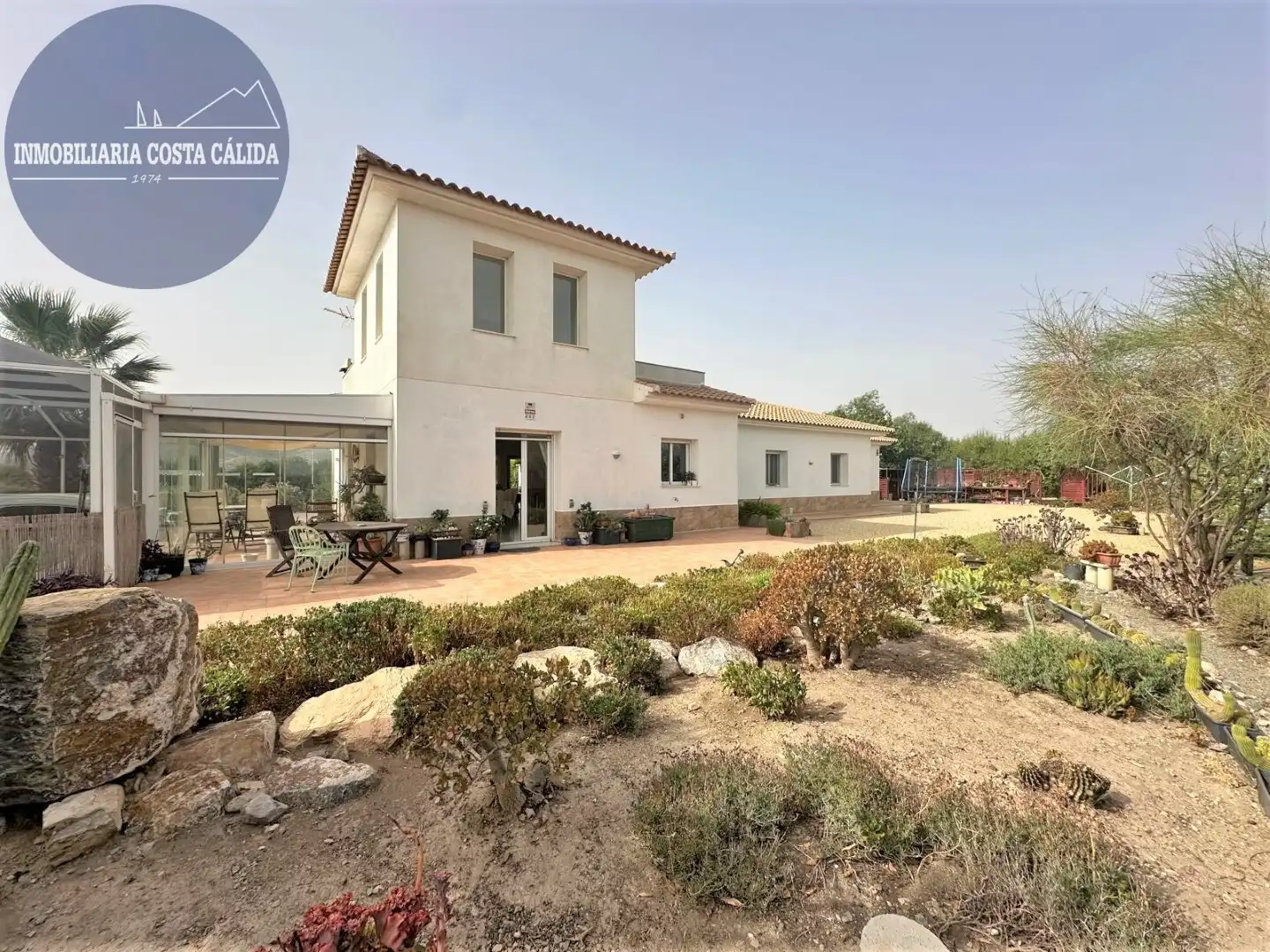 Vista exterior de Casa o chalet en venta en Puerto Lumbreras con Aire acondicionado, Calefacción y Jardín privado