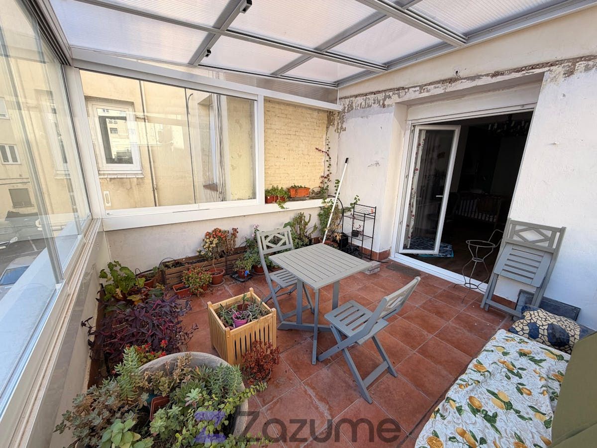Terrace of Flat to rent in  Zaragoza Capital  with Air Conditioner, Heating and Parquet flooring
