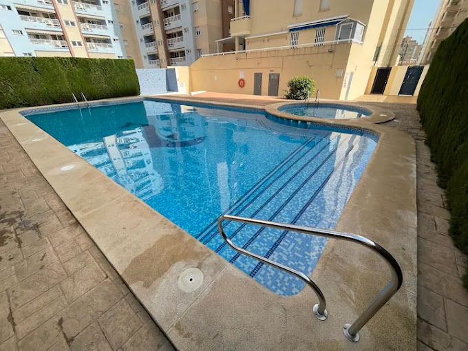 Swimming pool of Study to rent in Gandia  with Furnished, Washing machine and Microwave