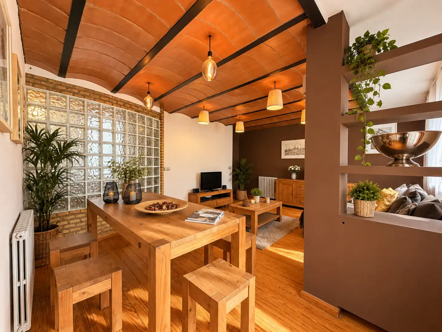 Esszimmer von Maisonette zum Verkauf in Zaragoza mit Heizung, Parkett und Terrasse
