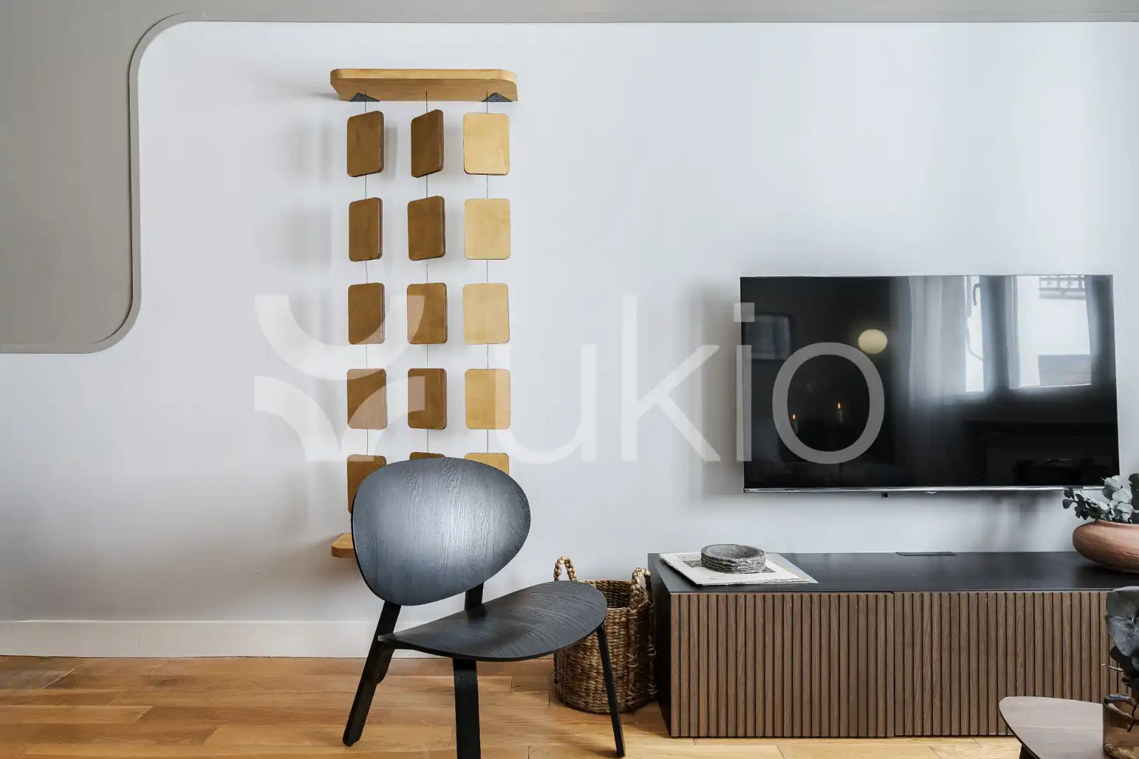 Sala de estar de Apartamento de alquiler en Madrid con Aire acondicionado, Calefacción y Amueblado