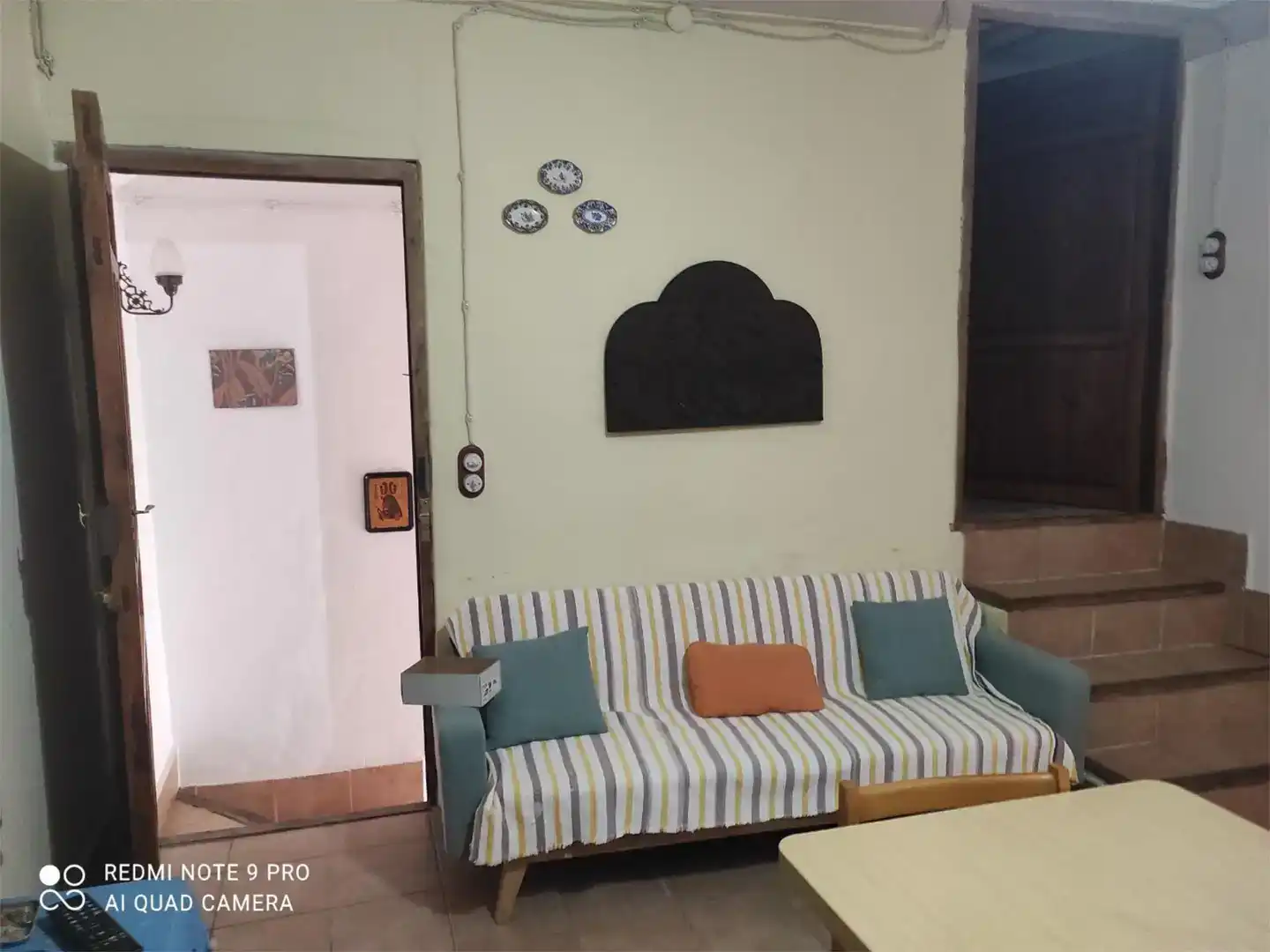 Wohnzimmer von Maisonette zur Miete in Férez mit Klimaanlage und Balkon