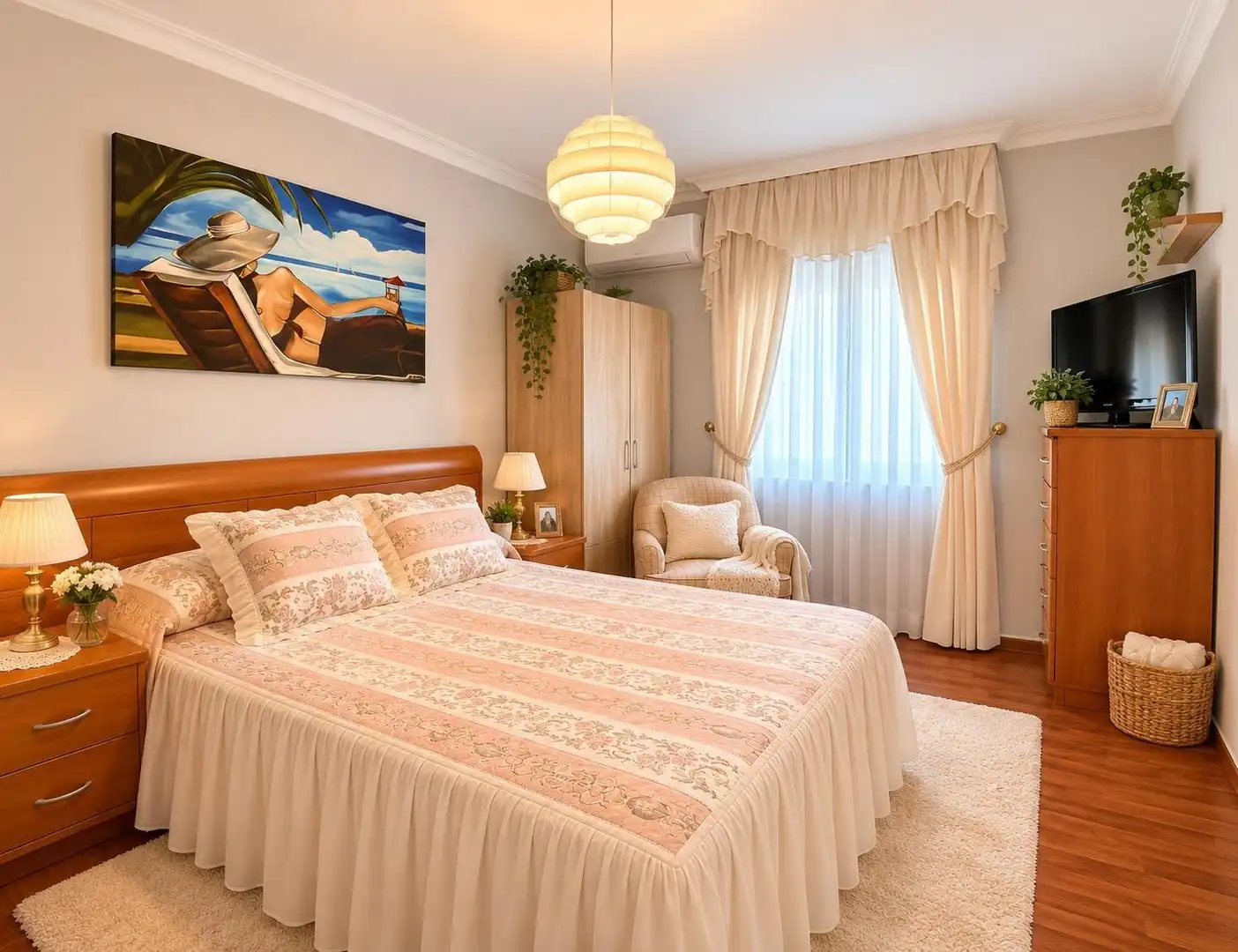 Bedroom of Flat for sale in Mérida  with Air Conditioner, Heating and Terrace