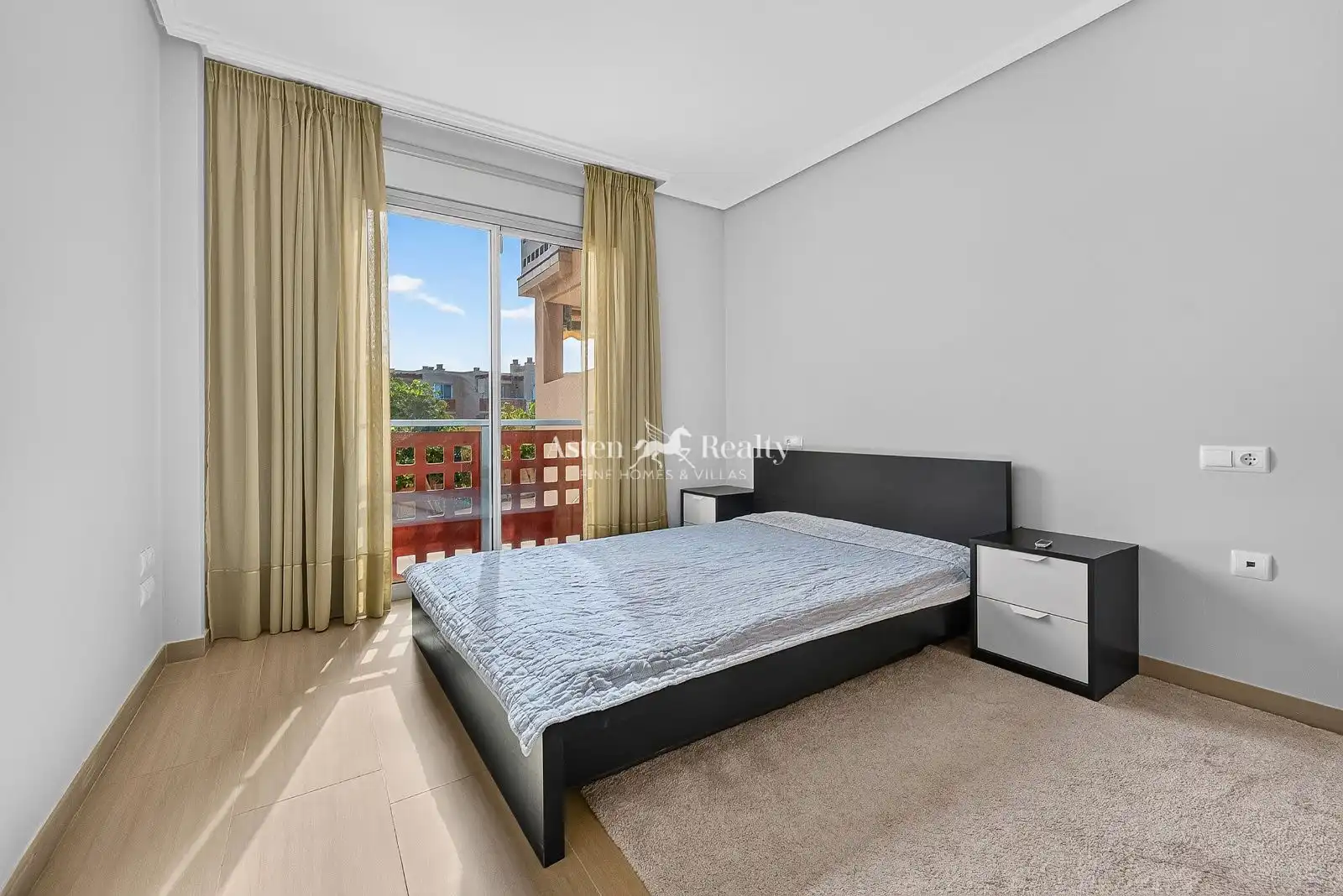 Bedroom of Flat for sale in Granadilla de Abona  with Air Conditioner, Private garden and Terrace